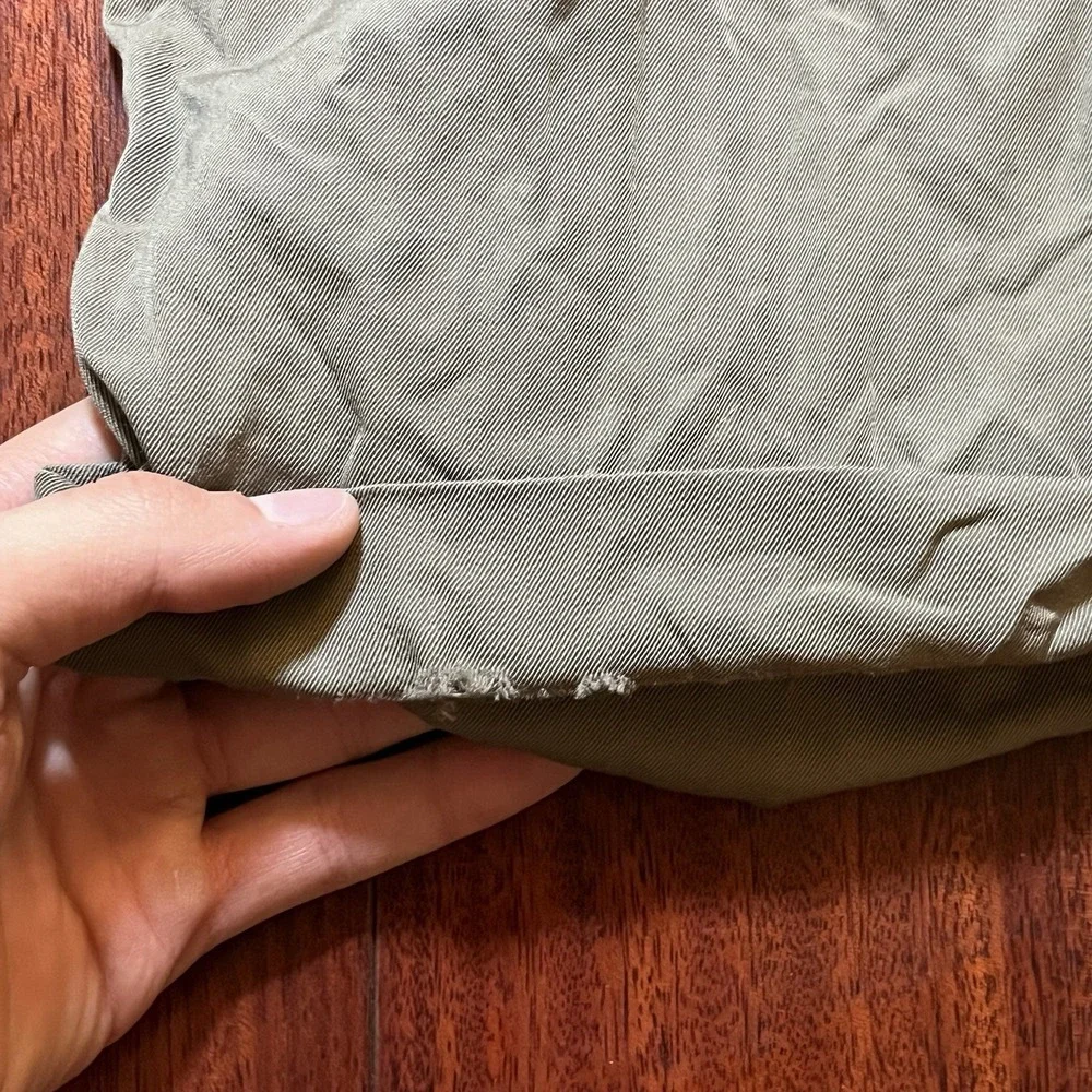 BROOKS BROTHERS Pants Men 33x30 Tan 100% Wool Wedding Formal Flaw Office Read*